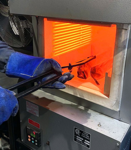 heat treatment of surgical manufacturing 