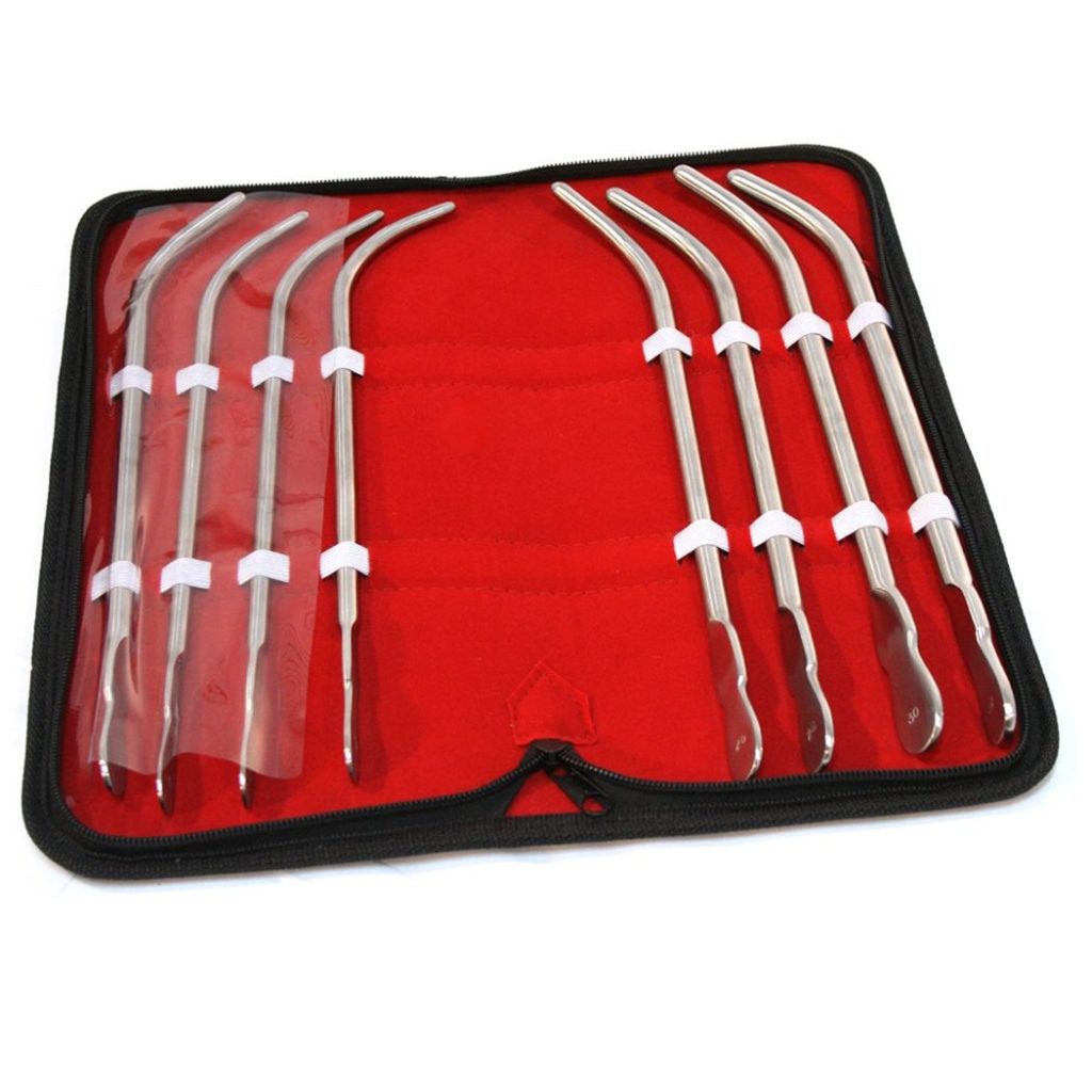 8 Pc Van Buren Urethral Sounds Stainless Steel Surgical Instruments
